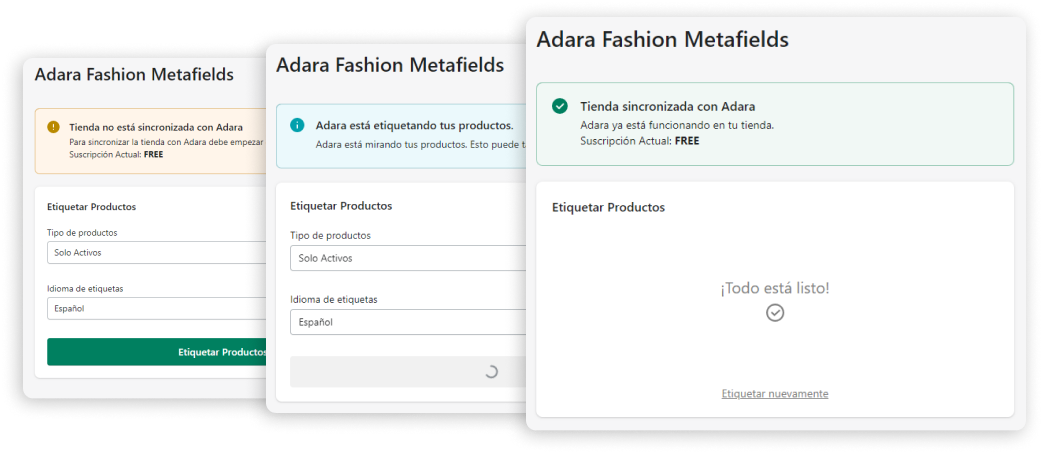 Adara Fashion Metafields AI